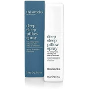 thisworks Deep Sleep Pillow Spray: Natural Sleep Aid, 75ml | 2.5 fl oz