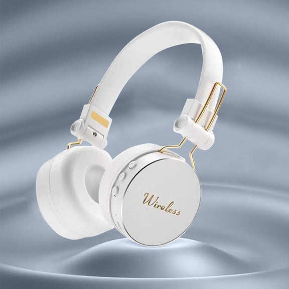 Noise Cancel Work Bluetooth Headphones Over Ear Foldable Wireless and Wired Stereo Headset for Cell Phone PC Soft Earmuffs Light Weight for Prolonged Wearing Stereo Headphones with Noise Cancelling