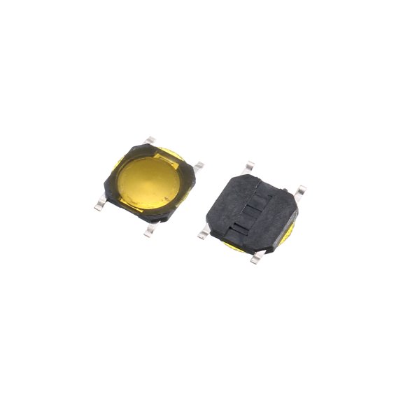 10pcs Momentary Surface Mount Device Surface Mount Tact Copper Button Switch 5x5x1mm DC12V 0.2A