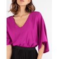 thumbnail image 4 of Blusa manga campana con cinto, 4 of 5