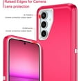 thumbnail image 3 of Entronix Heavy Duty Rugged Case for Galaxy S25 Plus Shockproof Dustproof Durable Cover, Pink, 3 of 6