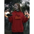 thumbnail image 2 of More Boos Please Hoodie Women - Women Hoodie, Red, 5XL, 2 of 4