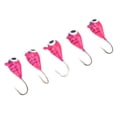 thumbnail image 1 of Ice Fishing Lures, 5Pcs Exquisite Workmanship Winter Ice Fishing Jigs Bright Color 5MM  for Offshore, 1 of 8