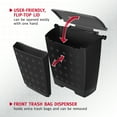 Rubbermaid Trash Bin Organizer Car Interior Organization Convenient