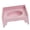 Pink, variant on AOOOWER ABS Plastic Square Pet Bowl with AntiSlip Bottom Raised Feeder Bowl Food Dish for Small Dog Cats Feeding and Watering