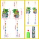 thumbnail image 4 of Cuadros Decorativos Colgantes de diamantes de imitación de diamantes de cristal lindo atrapasol de pintura (R15) 2 piezas Wdftyju embutido en tela, 4 of 4