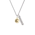 thumbnail image 2 of Delight Jewelry Goldtone Small I Love You to the Moon Silvertone Mother Daughter Bar Charm Necklace, 23", 2 of 4