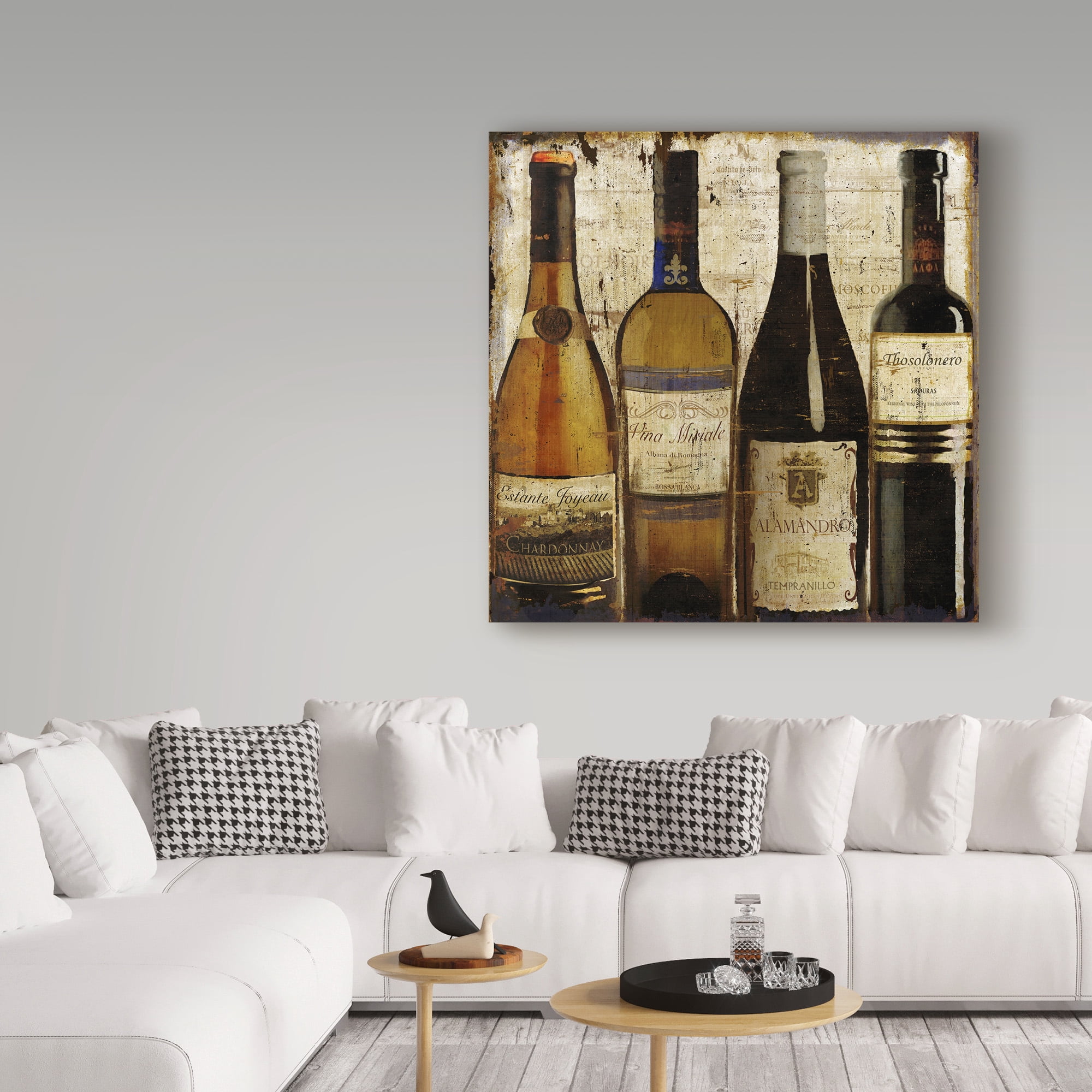 Trademark Fine Art 'Dark Wine Samples Of Europe' Canvas Art by Art Licensing Studio