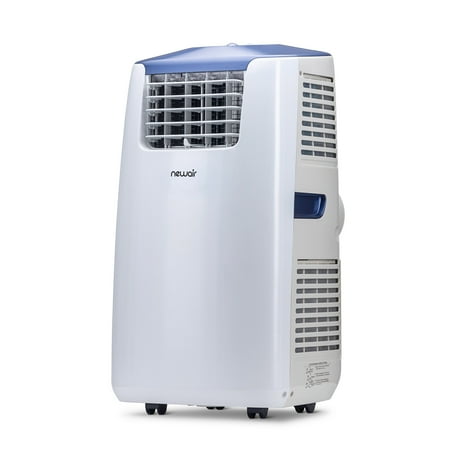 NewAir - 525 Sq. Ft. Portable Air Conditioner and Heater, 8,600 BTUs (8,532 BTU, DOE), Window Venting Kit and Remote Control - White