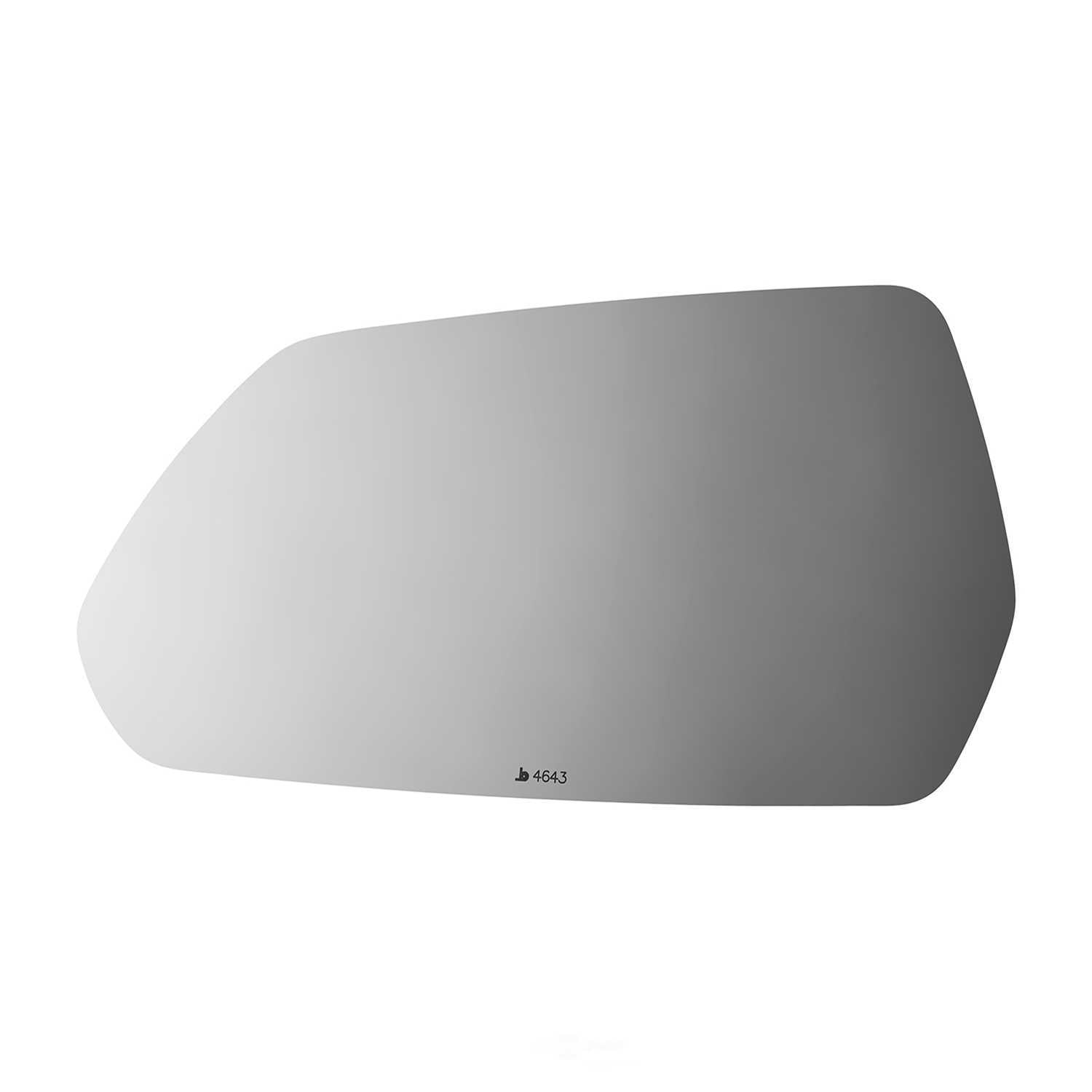 Burco Side View Mirror Replacement Glass - Clear Glass - 4643