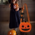 thumbnail image 3 of Bolso bandolera de calabaza para mujer, informal, para Halloween y viajes Sonrisa Naranja, 3 of 9