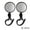Small Round mirror, variant on QHUDLV Bicycle Rearview Mirror 360 Degree Rotation Convex Mirror Handlebar Mount