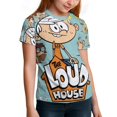 thumbnail image 6 of The Loud House Kid Shirts Unisex Casual Tops 3D Print Graphic Tees Short Sleeve T Shirts for Boys Girls 110CM, 6 of 8