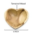thumbnail image 5 of Love of Nature Carved Heart Shaped Tamarind Tree Wooden Bowl, 5 of 5