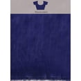 thumbnail image 4 of Lavender & Blue Floral Print Organza Saree - 14026248, 4 of 6