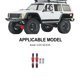 thumbnail image 4 of Amortiguador trasero delantero Tholdsy para Trx4 Trx6 Scx10 Capra oruga de aleación de aluminio 2 uds accesorios rojos, 4 of 6