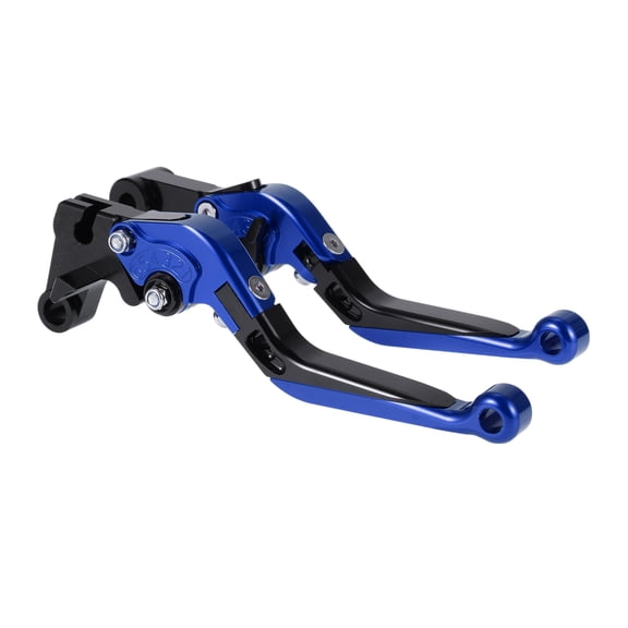 Short Long Brake Clutch Levers for Yamaha YZF R1 15-22 Adjustable Motorcycle Handlebar Brake Lever Aluminum Alloy Blue Head Black Handle