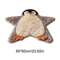 thumbnail image 3 of Fareti Tufted Penguin Area Rug for Bedroom, Non - Slip Shower Rug for Bathroom, Soft Rug for Living Room, for Dorm, for Playroom, Machine Washable, 3 of 5