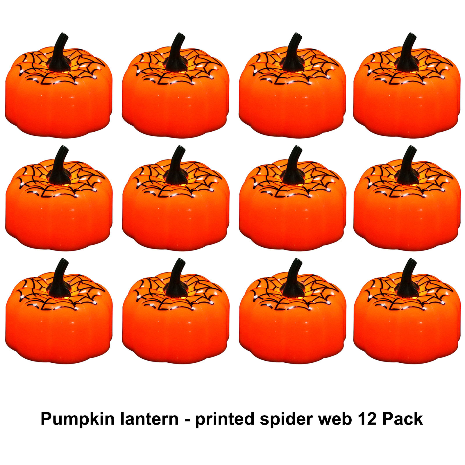 Puloru Pumpkin Shape Tea Light, Halloween Batteryoperated LED Candle