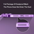 thumbnail image 3 of Dteck MagSafe iPhone 14 Pro Max Clear Case with Camera Protector, Crystal Transparent Cover Slim Plating Bumper with Bling Sparkle Magnetic Circle Protective Case for iPhone 14 Pro Max,Purple, 3 of 8