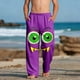 thumbnail image 2 of Niños Pantalones Niñas Imprimida Playa Casual con Bolsillos para Vacaciones Deportes Al Aire Libre Niñas Pantalones, 2 of 9