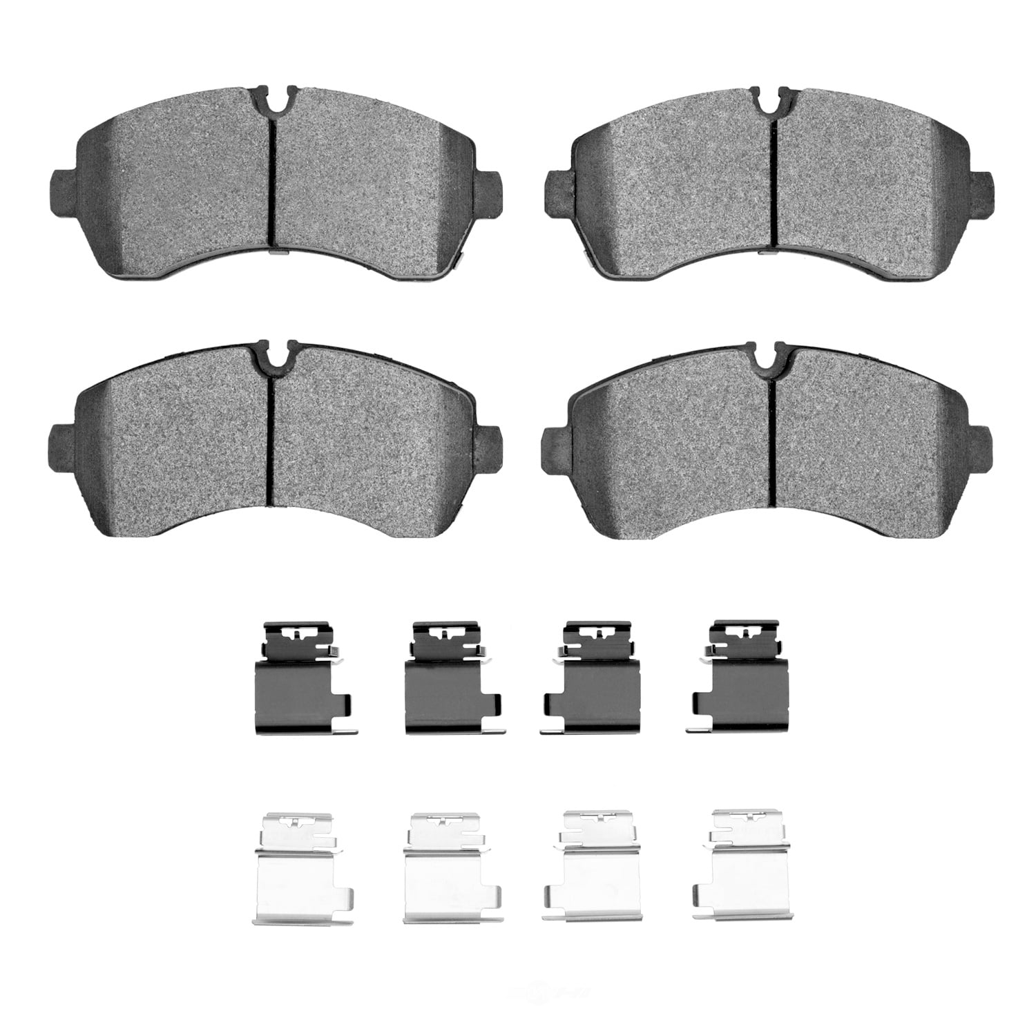 Dynamic Friction Company 1551-1268-02 DFC 5000 Advanced Brake Pads - Semi Metallic and Hardware Kit