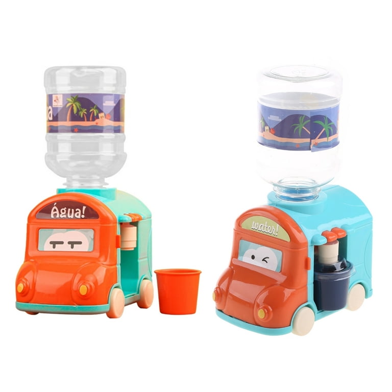 Simulation Car Shape Mini Water Dispenser for Kids Cold/Warm Water Drinking  Toy