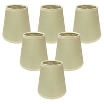 Royal Designs, Inc. Round Parchment Empire Chandelier Basic Shade CS-951-6EG/P-6, Eggshell, 4 x 6 x 5.5, Pack of 6