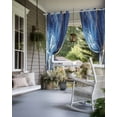 thumbnail image 4 of nqOlkjepod Outdoor Curtains for Patio Waterproof, Blue Gold Ocean Outdoor Privacy Panels Grommet, Summer Modern Coastal Wave Blackout Outside Curtains for Porch/Cabana/Pergola 54"x95", 1 Panel, 4 of 8