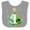 Heather and White, variant on Inktastic 1st Birthday Green Christmas Tree with Yellow Star Boys or Girls Baby Bib