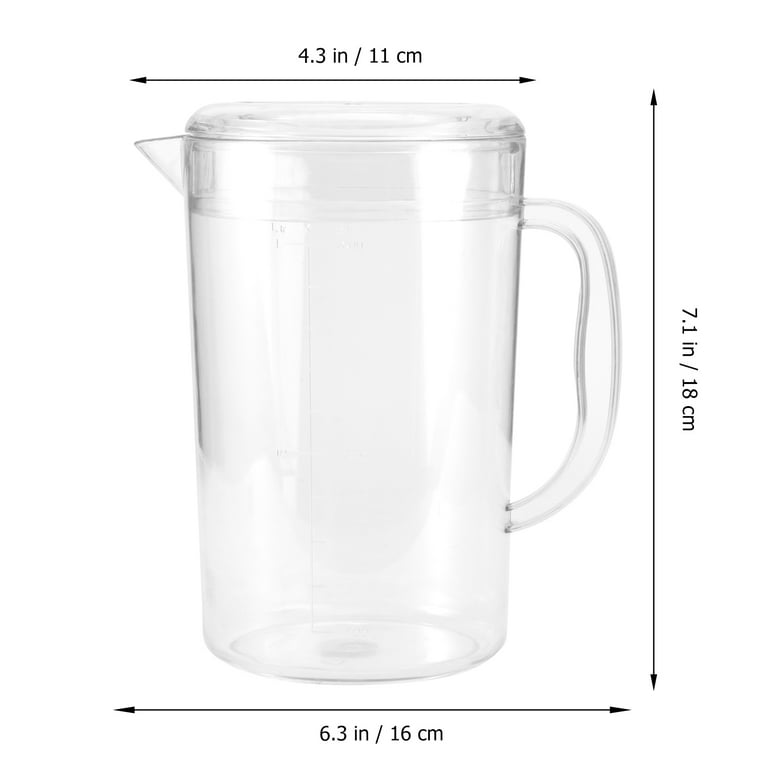 Stanley® Commercial Pitcher, Plastic Water Pitcher, 1.9 Liter, Clear