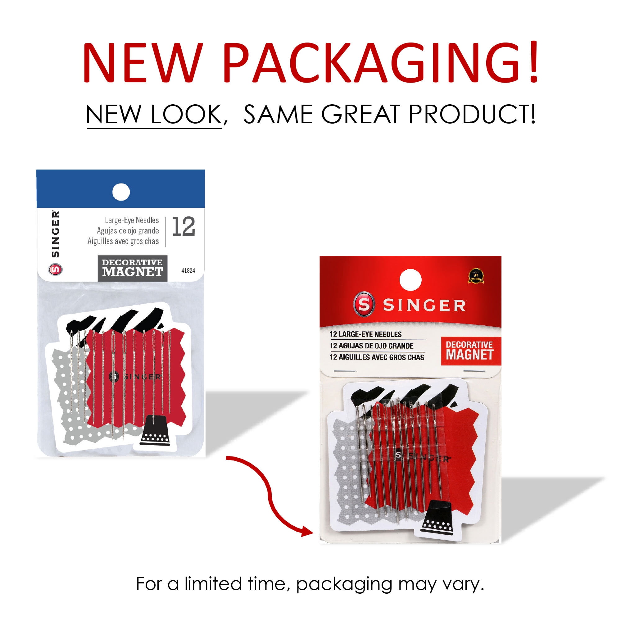 Buy Large Eye Needles - Plastic (Pack of 12) at S&S Worldwide