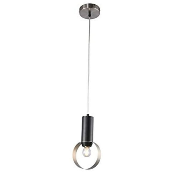 Single Pendant Lighting In Sand Nickel Finish