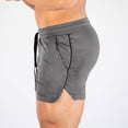 thumbnail image 4 of PNTUTB Men's Summer Quick Dry Breathable Lightweight Athletic Fitness Elastic Drawstring Casual Shorts with Pockets, 4 of 6