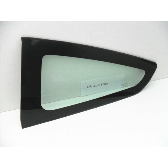 Driver Left Side Quarter Window Quarter Glass W/ Gasket Compatible with Honda Civic 2 Door Coupe 2012-2015 Models