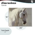 thumbnail image 4 of Stupell Industries Transitional White Moon Horse Canvas Art, 20 x 16, by Svetlana Aleynikova, 4 of 8