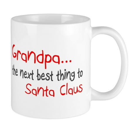 CafePress - Grandpa, The Next Best Thing To Santa Claus Mug - Unique Coffee Mug, Coffee Cup (Best Coffee In Santa Rosa)