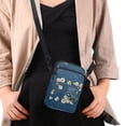 thumbnail image 4 of HELLHERO Zipper Women Messenger Bag Men, Women Butterfly and Daisy Pattern Polyester Casual Use 4.33x1.97x7.09 Lightweight, 4 of 7
