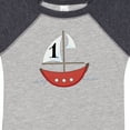 thumbnail image 4 of Inktastic First Birthday-1 Year Old Red Boat Boys or Girls Baby Bodysuit, 4 of 5