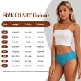 thumbnail image 4 of Fotbe Blue Glitter Calzones Estampados para Mujer – Ropa Interior de Algodón, Cómoda, Suave y Elástica-Small, 4 of 6