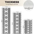 thumbnail image 4 of Black and White Geometric Boho Pattern Kitchen Rugs Sets Of 3,Kitchen Runner Rugs Non Skid Washable,Decorative Kitchen Floor Mats for Kitchen,Sink,Laundry,17"x30"+ 17"x47" + 17"x59", 4 of 6