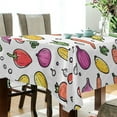 thumbnail image 5 of Yayeee Tablecloths 60" x 120" Rectangle Wrinkle Resistant Party Table Cover, Various Vegetables Pattern, 5 of 8
