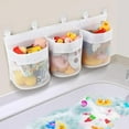 thumbnail image 6 of Bath Toy Organizer with 3 Pockets - Quick-Dry, Wall Bag Versatile Usage, 6 of 10