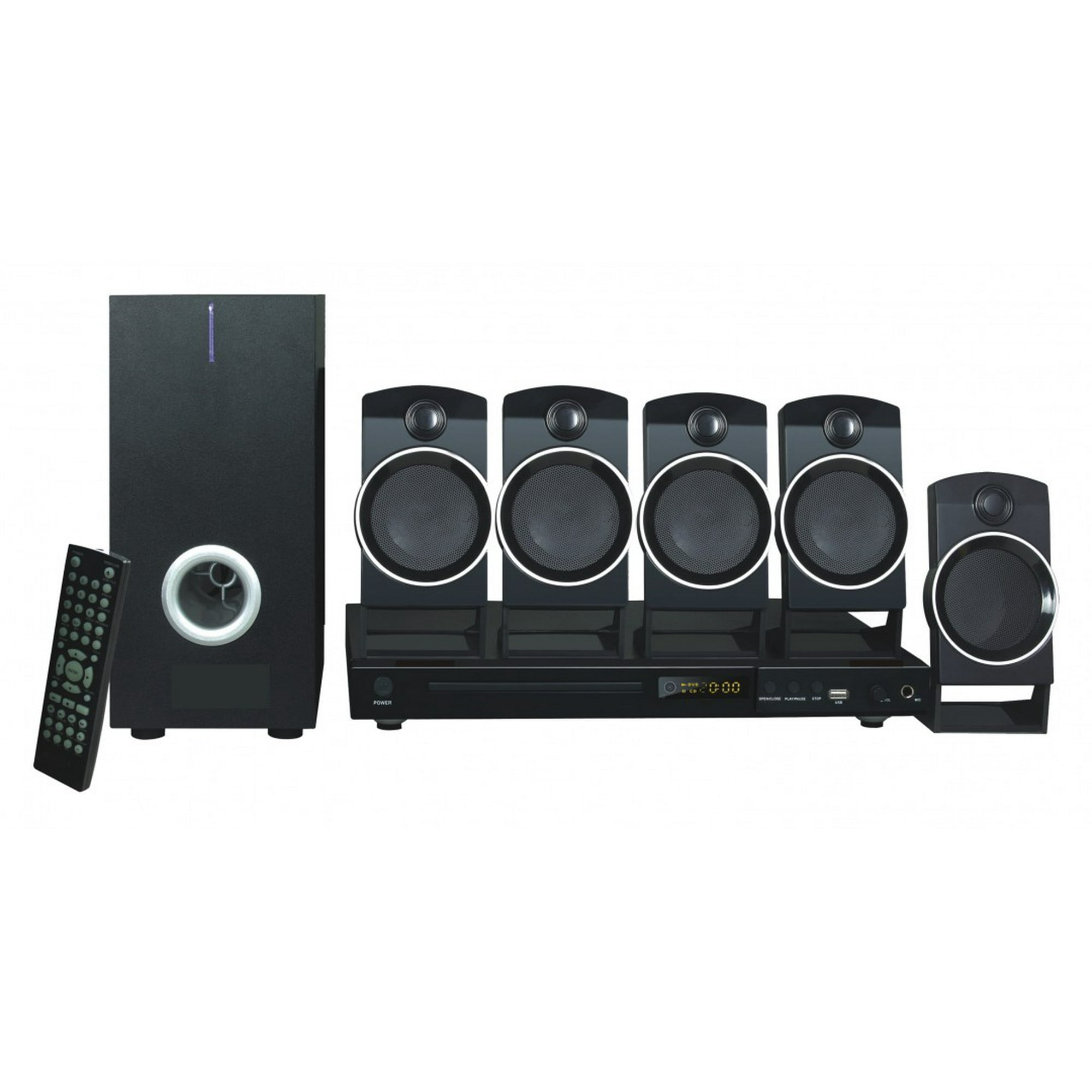 Naxa Electronics ND-859 5.1 Channel Home Theater DVD & Karaoke System