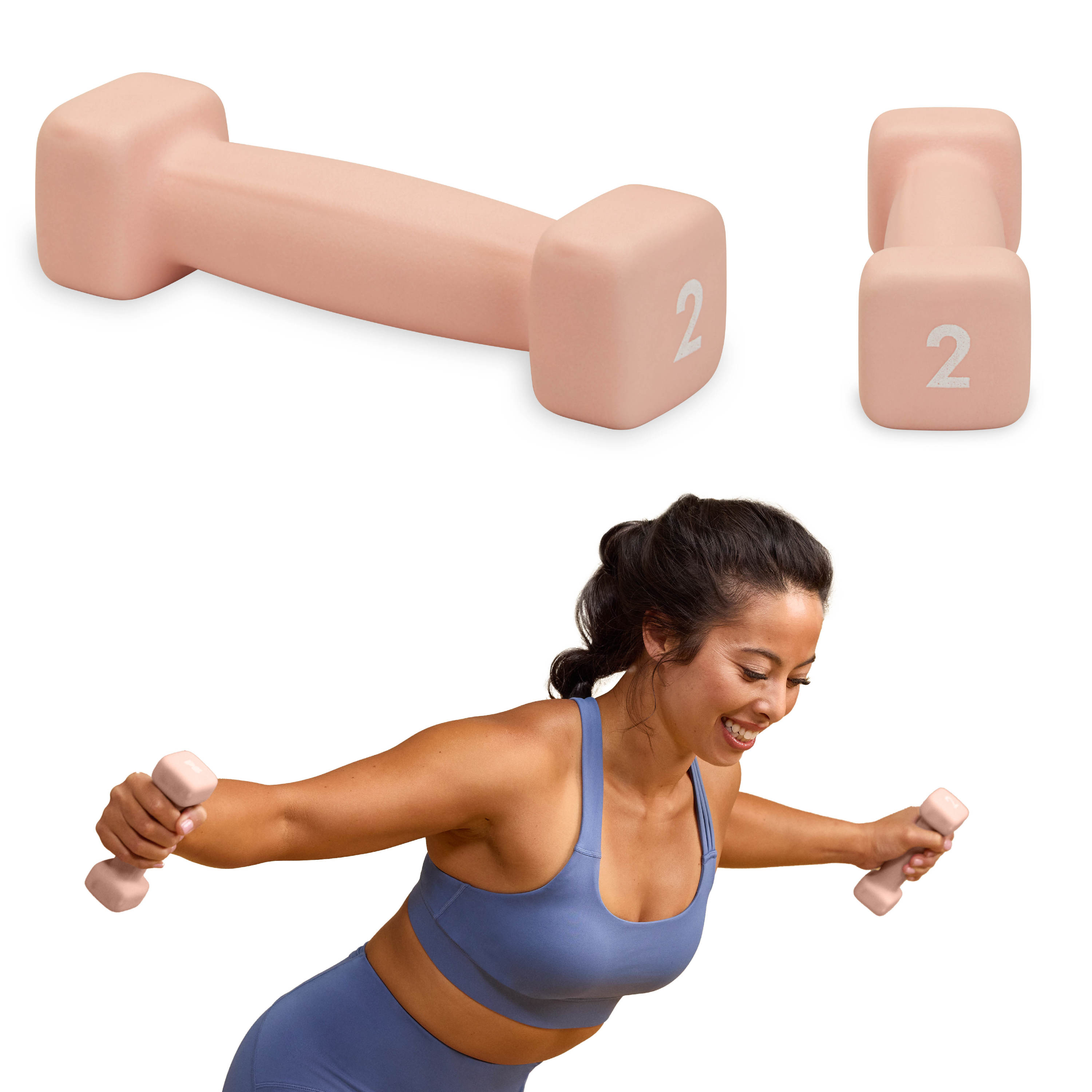 Popsugar Neoprene 2lb Dumbbell, Single