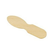 Perfect Stix ASO24W Plain Wooden Ice Cream/Taster Spoon, Unwrapped, 3" (Pack of 200)