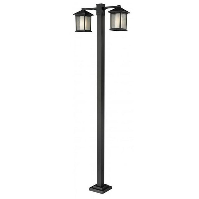 Z-Lite Mesa 2 Head Outdoor Post in Oil Rubbed Bronze