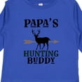thumbnail image 4 of Inktastic Papa Hunting Buddy Bow Hunter Boys or Girls Long Sleeve Toddler T-Shirt, 4 of 5