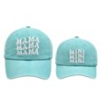 thumbnail image 1 of Gorra de béisbol para exteriores de Europa y Estados Unidos, sombrero para el sol con bordado de letras de tres líneas, sombrero para padres, 1 of 2