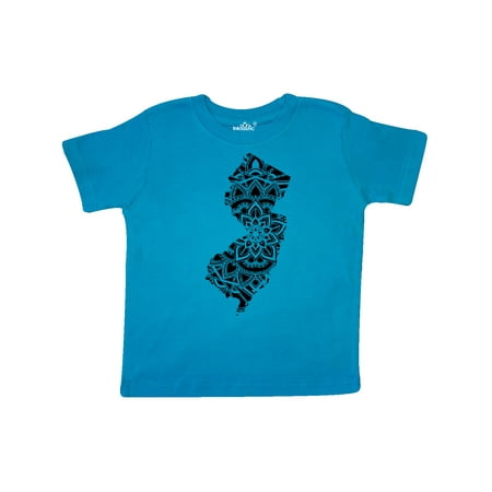 

Inktastic New Jersey Silhouette Mandala Gift Toddler Boy or Toddler Girl T-Shirt